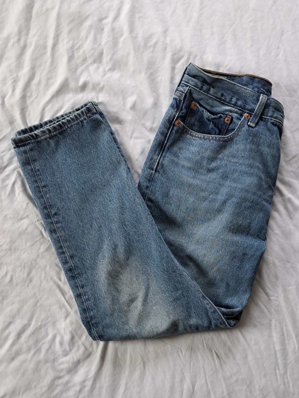 Levi's 501 Crop Womens Jeans